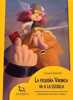 PEQUEÑA VIKINGA VA A LA ESCUELA LA AZULEJITOS AMAR