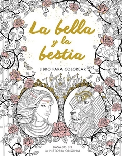 BELLA Y LA BESTIA LA LIBRO PARA COLOREAR