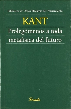 PROLEGOMENOS A TODA METAFISICA DEL FUTURO