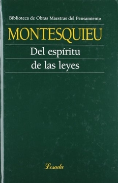 DEL ESPIRITU DE LAS LEYES