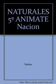 CIENCIAS NATURALES 5. ANIMATE