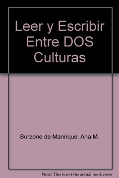 LEER Y ESCRIBIR ENTRE DOS CULTURAS