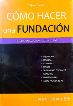 COMO HACER UNA FUNDACION 10º ED