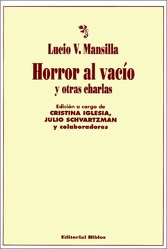 HORROR AL VACIO Y OTRAS CHARLAS