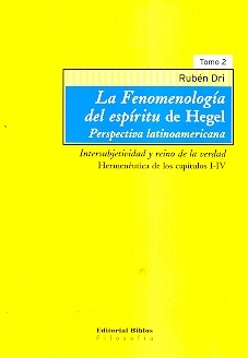 LA FENOMENOLOGIA DEL ESPIRITU DE HEGEL T.