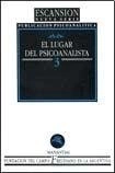 ESCANSION III EL LUGAR DEL PSICOANALISTA