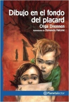 DIBUJO EN EL FONDO DEL PLACARD SERIE AZUL