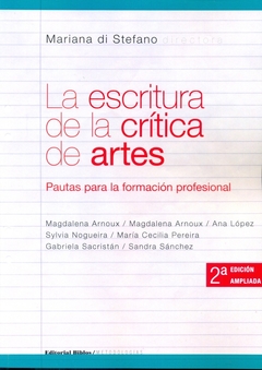 LA ESCRITURA DE LA CRITICA DE ARTES