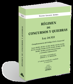 REGIMEN DE CONCURSOS Y QUIEBRAS LEY 24522