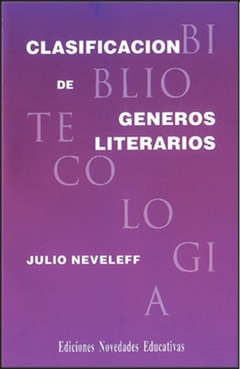 CLASIFICACION DE GENEROS LITERARIOS