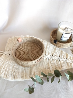 Hoja/Pluma centro de mesa - analuzdecohome