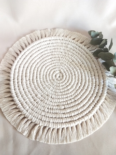 Plato de sitio macrame Jaz - comprar online