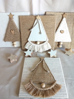 Cuadritos Deco Rusticos Navideños - comprar online