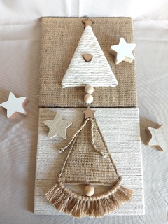 Cuadritos Deco Rusticos Navideños - tienda online