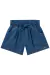 Shorts Infantil Jeans Laço Cintura - Kukie