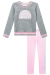 Conjunto Infantil Blusão em Malha Arco-íris e Legging em FlyTech - Infanti