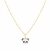Colar Infantil Panda Resinado Folheado a Ouro