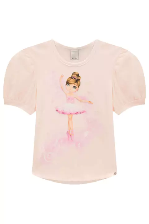 Blusa Infantil em Cotton Bailarina Princess by Infanti