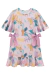 Vestido Infantil em Malha Canelada Estampado Oncinhas - Flora by Infanti