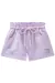Shorts Infantil em Sarja c/Cinto Cordão Lilás - Kukie
