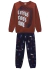 Conjunto Infantil Blusão e Calça Jogger em Moletom Peluciado Estampado Little Cool - Brandili