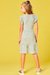 Vestido Infantil em Malha Confort Listrado Babados - Kukie - comprar online