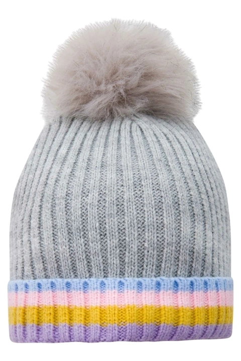 Touca Gorro Infantil em Tricot Pompom - Kukie