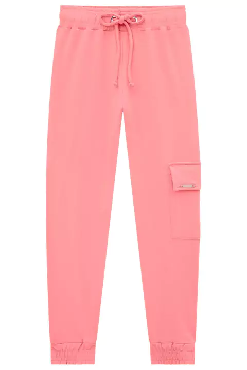 Calça Infantil Jogger em Molevisco c/bolso Lateral - Infanti
