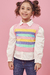 Camisa Infantil Manga Longa c/punho em Tricoline c/Bordado na Gola - Kukie - comprar online