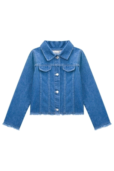 Jaqueta Jeans Infantil Básica - Infanti