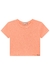 Blusa Infantil Cropped em Cotton Neon Aplique de Strass - Kukiê