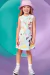 Vestido Infantil Regata em Malha Power Estampa Panda Hello Friends Fofos - Infanti - comprar online