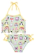 Biquíni Infantil Estampado Safari Neon - Kukie