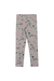 Calça Legging Infantil em Malha Estampada Mescla - Elian