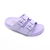 Chinelo Infantil Slide Birken Fivelas Fibras Naturais Lilás- Plugt