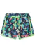 Shorts Infantil em Malha UV DRY Estampado Floral Tucano com Proteção UV 50+ Flora by Infanti