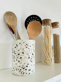 Porta utensillos terrazo - comprar online