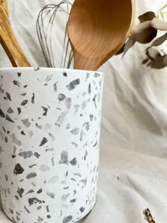 Porta utensillos terrazo - comprar online