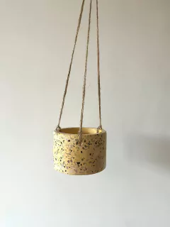 Maceta colgante terrazo - AlayTienda