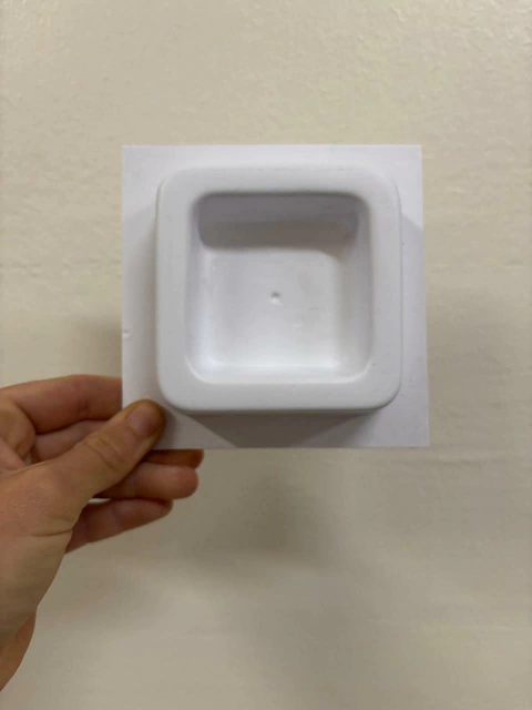 MACETA CUADRADA / PORTA VELA CHICO - comprar online