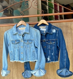 Jaqueta Jeans Destroyed Lu - comprar online