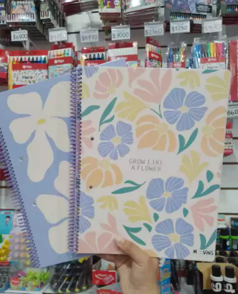 Cuaderno Universitario Rayado Mooving Garden