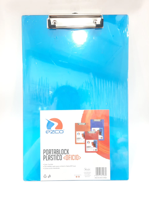 Portablock Oficio Acrílico Ezco
