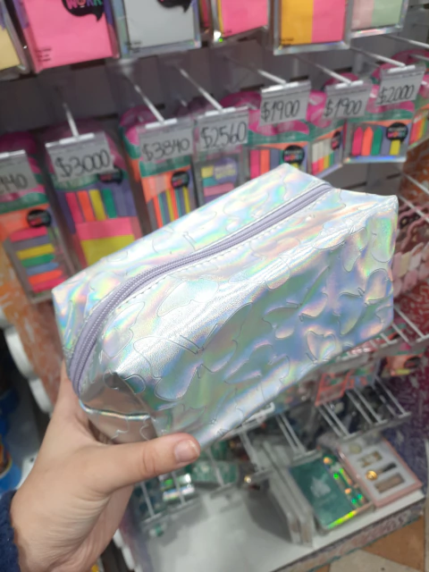 Cartuchera Holográfica Mariposas - comprar online