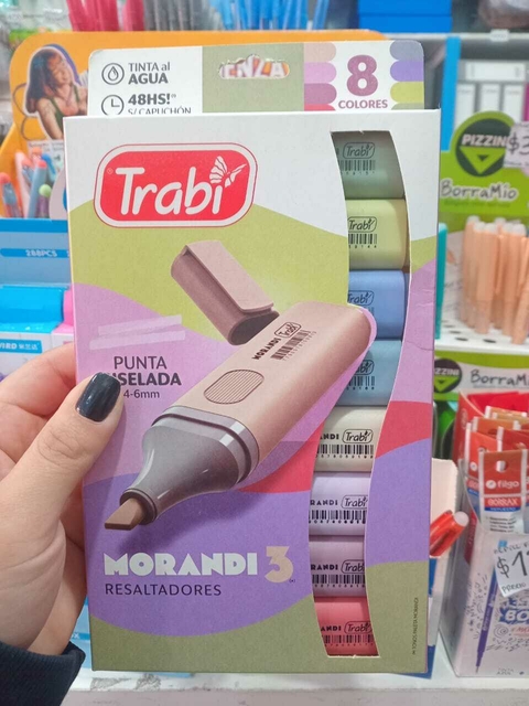 Resaltadores Trabi x8 Morandi 3 - comprar online