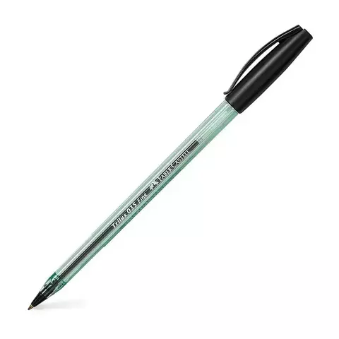 Bolígrafo Faber Castell Trilux 035 Fine Negro