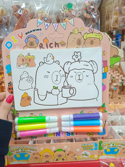 Set Para Pintar - Capibara