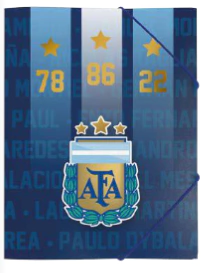 Carpeta Oficio 3 Solapas Mooving AFA