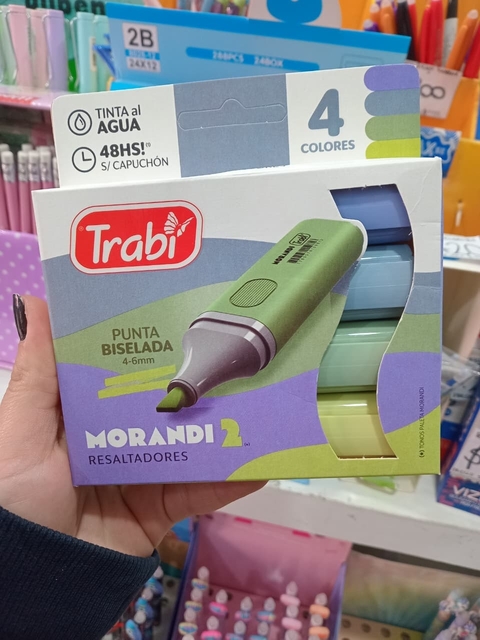 Resaltadores Trabi x4 Morandi 2 - comprar online