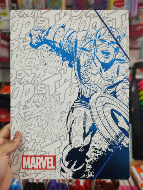 Carpeta 3 solapas Mooving N°5 Capitán América